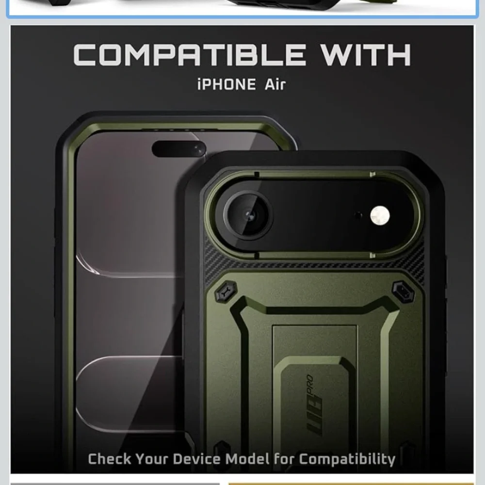 NIOB Unicorn Beetle Pro protective case for the iPhone Air in the color Guldan.